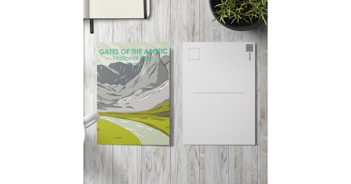 Gates of the Arctic National Park Alaska Vintage Postcard | Zazzle