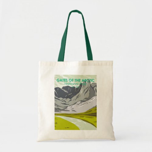 Gates of the Arctic National Park Alaska Vintage  Tote Bag