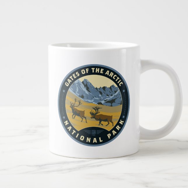 Gates of the Arctic National Park Giant Coffee Mug (Right)