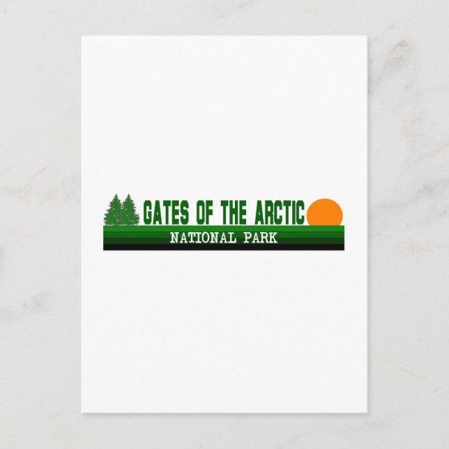 Gates of the Arctic National Park Postcard (Front)
