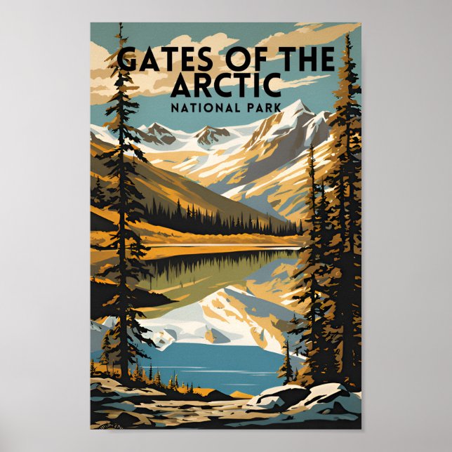 Gates of the Arctic National Park Poster (Front)