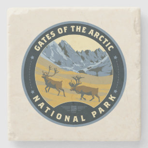 Gates of the Arctic National Park Stone Coaster