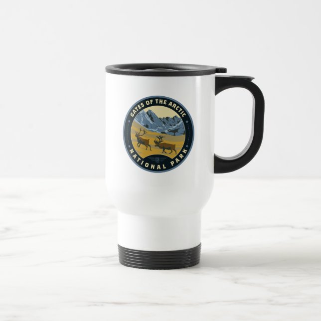 Gates of the Arctic National Park Travel Mug (Right)