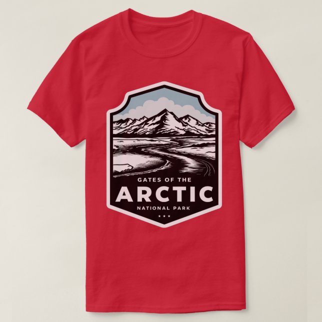 Gates Of The Arctic National Park TShirt 1 (Design Front)