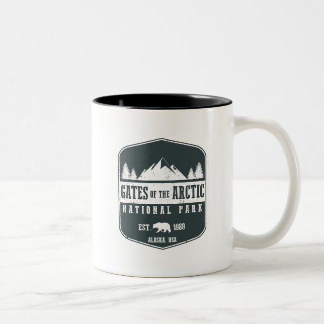 Gates of the Arctic National Park Two-Tone Coffee Mug (Right)