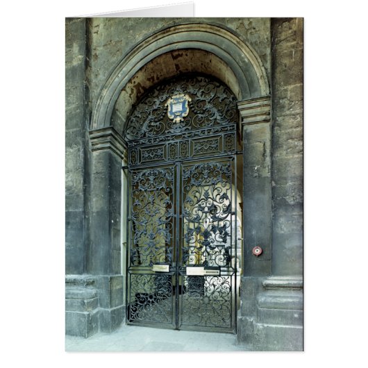Gates, transom panel and overthrow cards (Front)