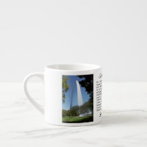 Gateway Arch espresso mug