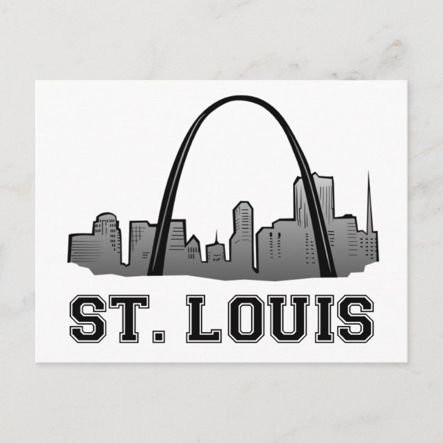 Gateway Arch in St. Louis Postcard (Front)