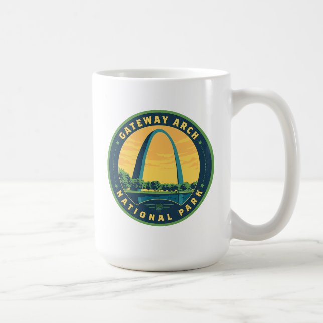 Gateway Arch National Park Coffee Mug (Right)