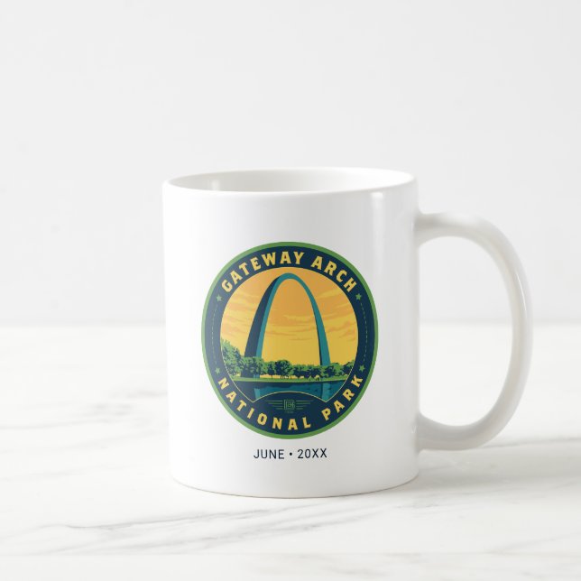 Gateway Arch National Park Coffee Mug (Right)