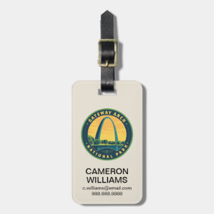 Gateway Arch National Park Luggage Tag