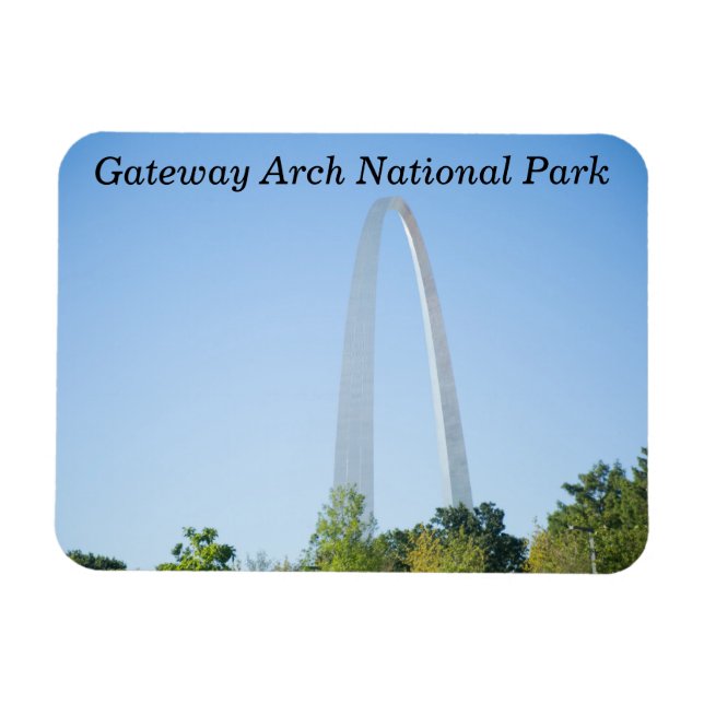 Gateway Arch National Park Magnet (Horizontal)