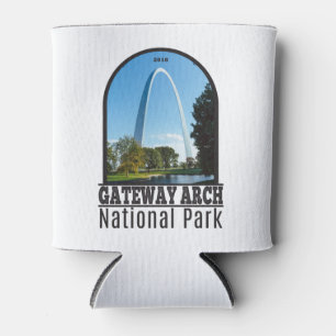 Gateway Arch National Park Missouri Can Cooler