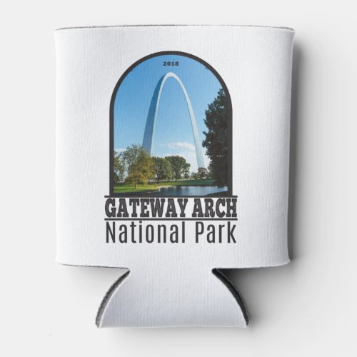 Gateway Arch National Park Missouri Can Cooler