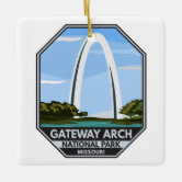 ST. LOUIS The Gateway Arch KEYCHAIN Gateway To West Keychain Pewter