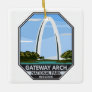 Gateway Arch National Park Missouri Ceramic Ornament