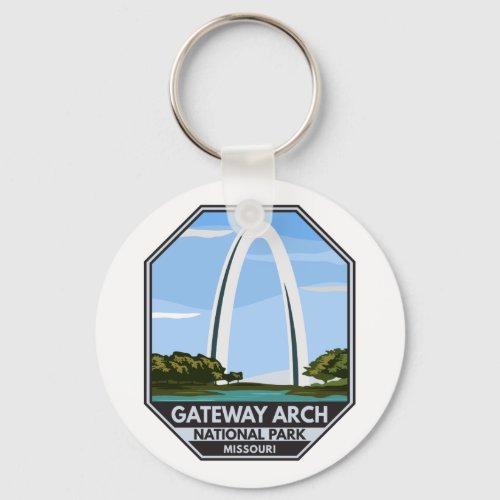 Gateway Arch National Park Missouri Keychain