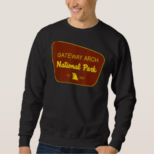 Gateway Arch National Park Missouri Keys Nature Di Sweatshirt
