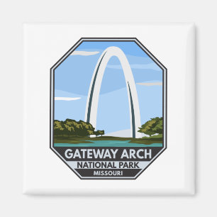 Gateway Arch National Park Missouri Magnet