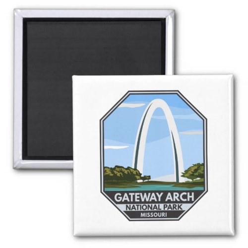 Gateway Arch National Park Missouri Magnet