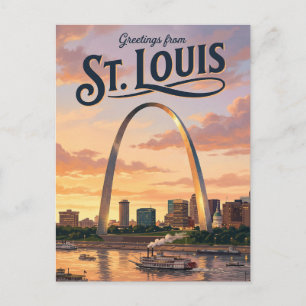 Gateway Arch National Park Missouri Postcard