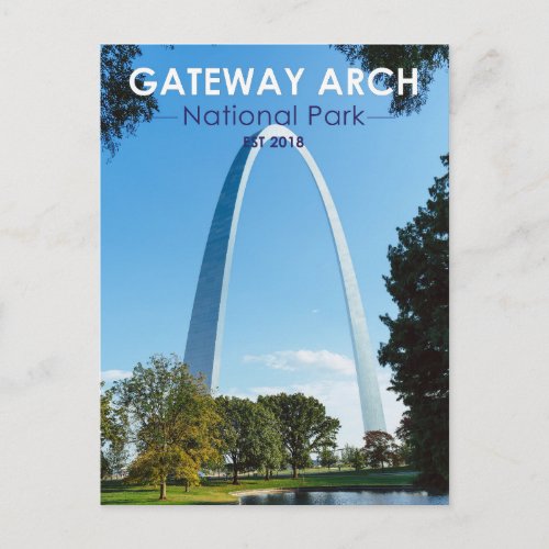 Gateway Arch National Park Missouri Postcard