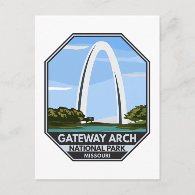 Gateway Arch National Park Missouri Postcard (Front)