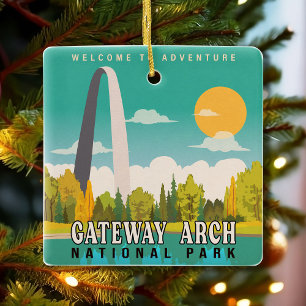 Gateway Arch National Park - Missouri Saint Louis Ceramic Ornament