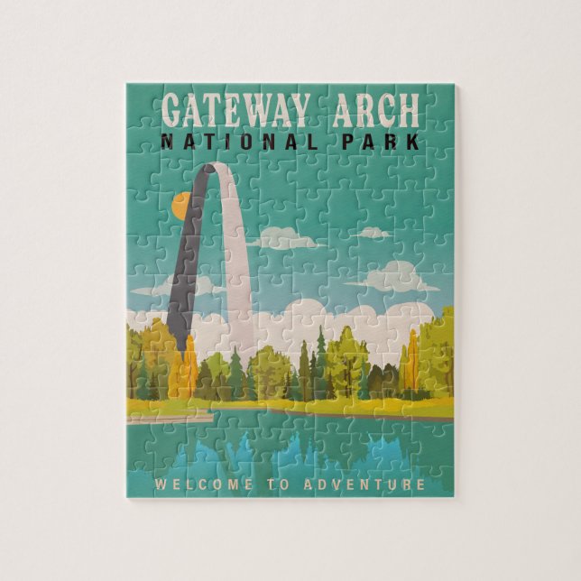 Gateway Arch National Park - Missouri Saint Louis Jigsaw Puzzle (Vertical)