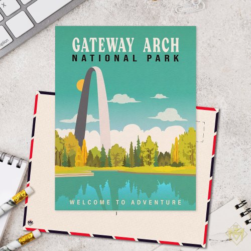 Gateway Arch National Park _ Missouri Saint Louis Postcard