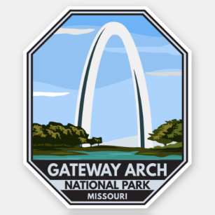 Gateway Arch National Park Missouri Sticker