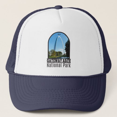 Gateway Arch National Park Missouri  Trucker Hat