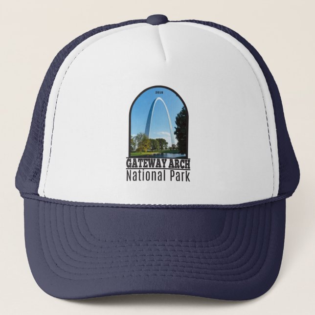 Gateway Arch National Park Missouri  Trucker Hat (Front)