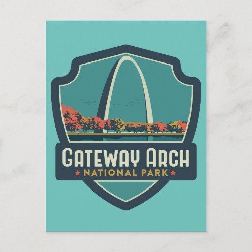 Gateway Arch National Park Postcard