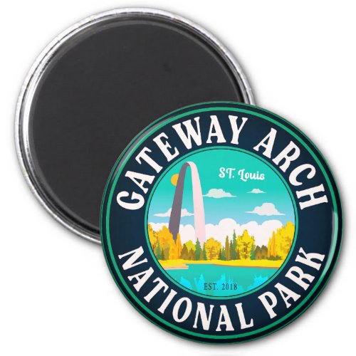 Gateway Arch National Park Saint Louis _ Missouri Magnet