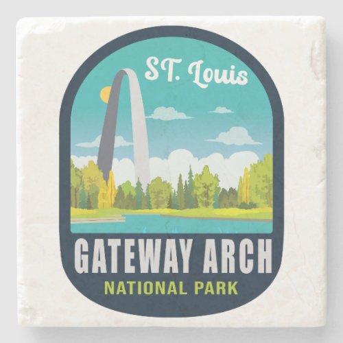 Gateway Arch National Park St Louis _ Missouri Stone Coaster