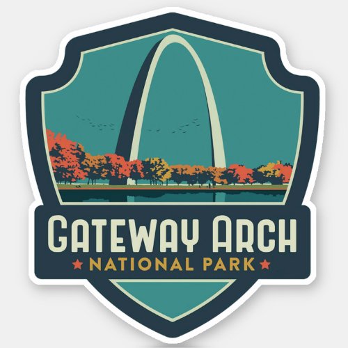 Gateway Arch National Park Sticker