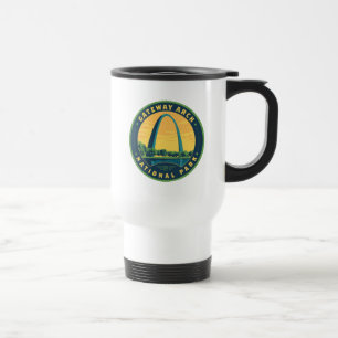 Gateway Arch National Park Travel Mug