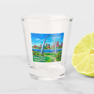 Gateway Arch National Park USA Shot Glass