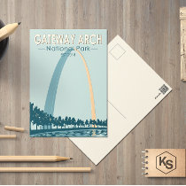 Gateway Arch National Park Vintage