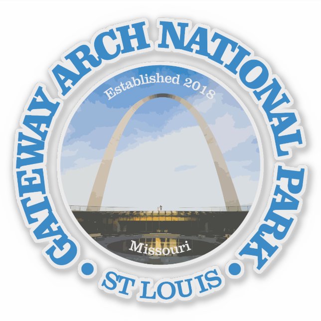 Gateway Arch NP2 Sticker (Front)