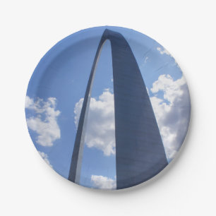 Gateway Arch Paper Plates