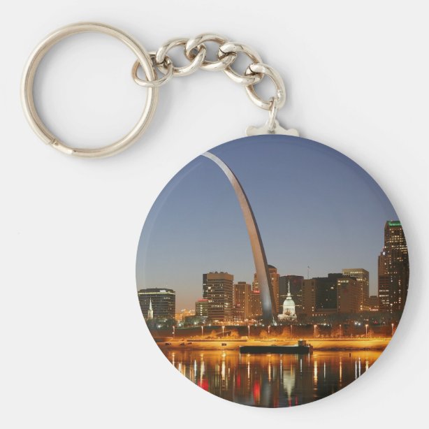 St Louis Gateway Arch Keychains No Minimum Quantity Zazzle