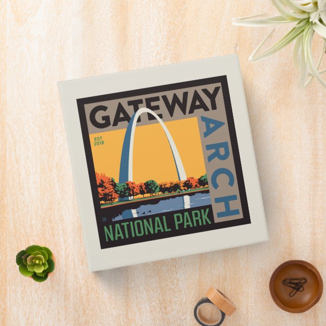 Gateway Arch | St. Louis, Missouri 3 Ring Binder (In Situ)