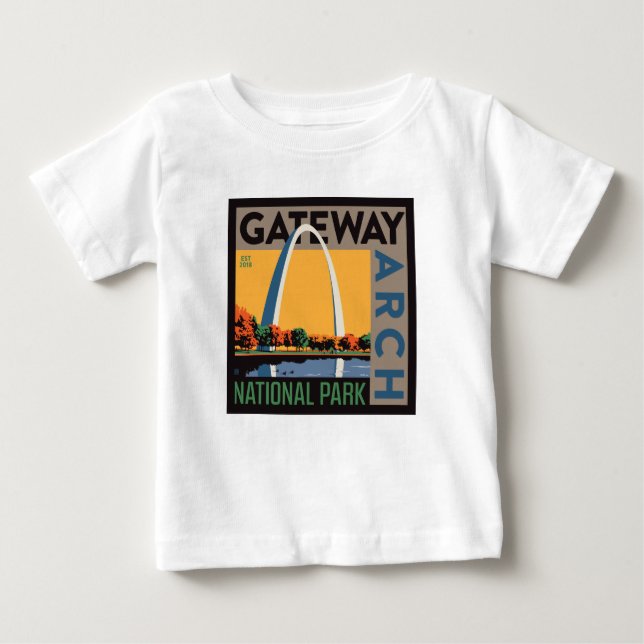 Gateway Arch | St. Louis, Missouri Baby T-Shirt (Front)