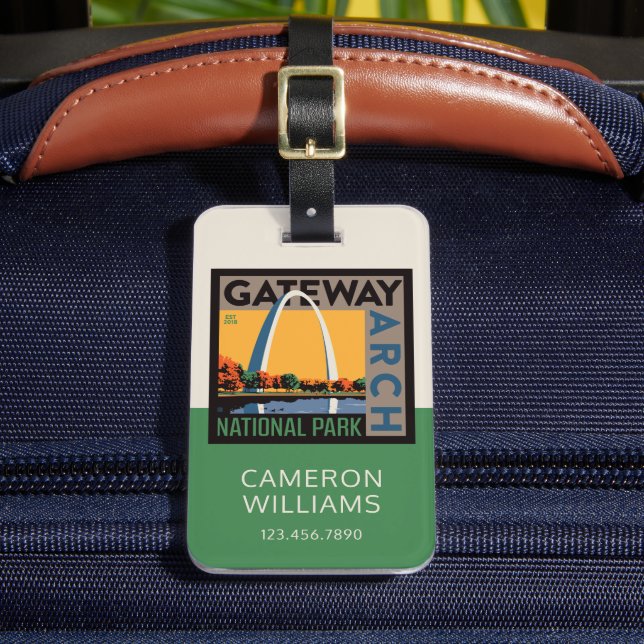 Gateway Arch | St. Louis, Missouri Luggage Tag (Front Insitu 2)