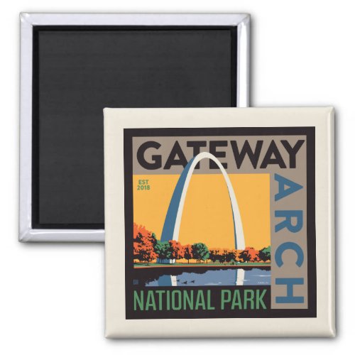 Gateway Arch  St Louis Missouri Magnet