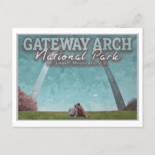 GATEWAY ARCH - ST LOUIS MISSOURI POSTCARD