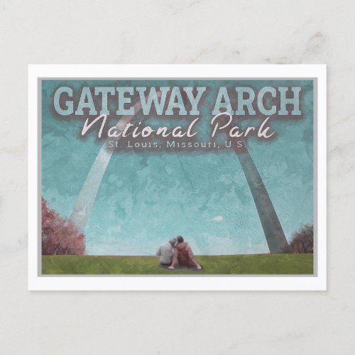 GATEWAY ARCH _ ST LOUIS MISSOURI POSTCARD