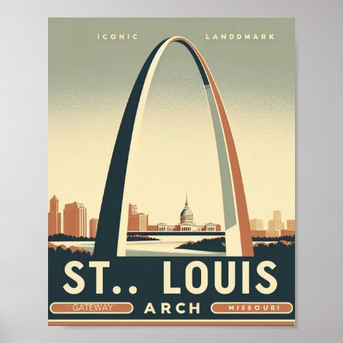 Gateway Arch _ St Louis Missouri Poster